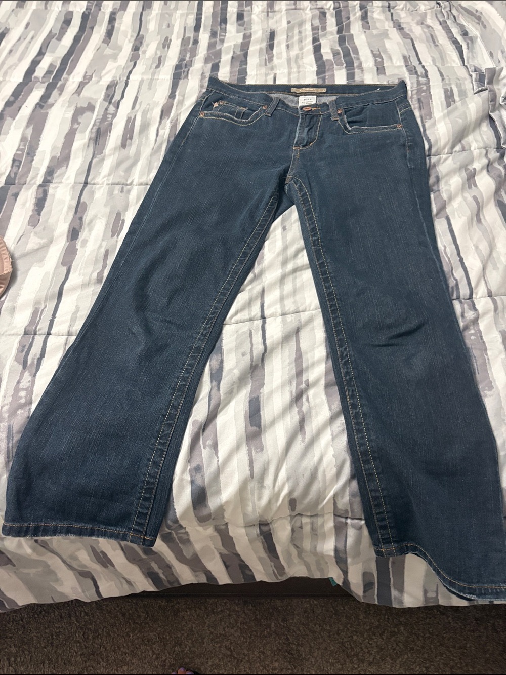 Z. Cavaricci Women's Dark Blue Wide Leg Jeans vintage